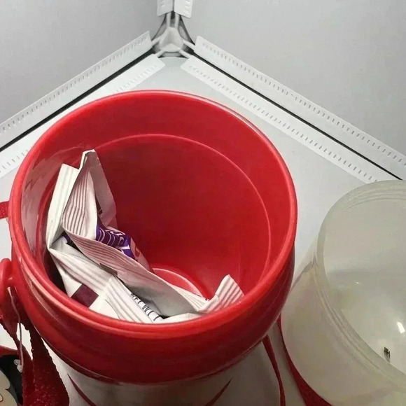 RARE Vintage 1988 Mickey Mouse NOS Character Head Thermos Pluto Mini Mouse - Picture 8 of 10